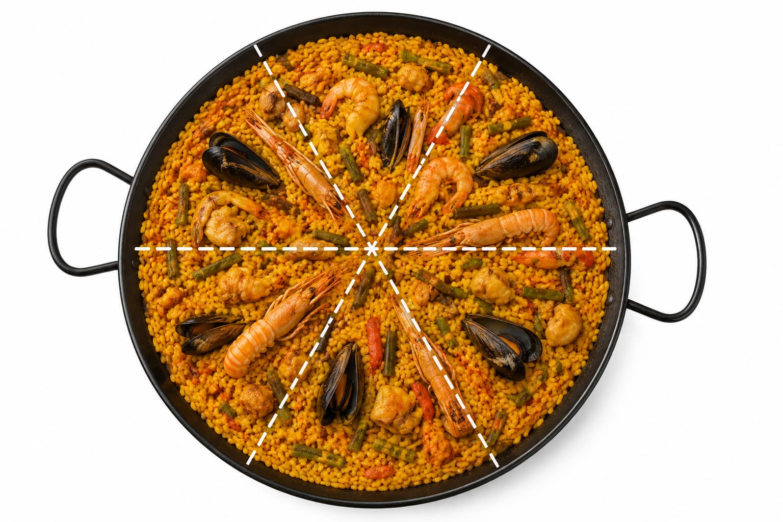 Mangiare la paella direttamente